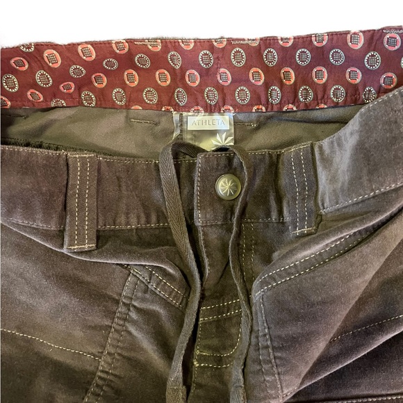 Athleta Olive Kahki Washed Velvet Skirt | Women’s 0 - Picture 4 of 9